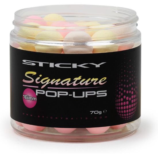 Picture of STICKYBAITS Signature Pop-Ups Mixed Pot of Washed Out Pink, Yellow and White