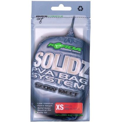 Picture of KORDA Solidz Slow Melt PVA Bags X-Small (qty25) *SALE*