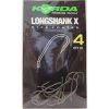 Picture of KORDA Long Shank X Hooks size 4