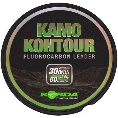 Picture of KORDA Kamo Kontour Fluorocarbon Leader 0.60mm 50m
