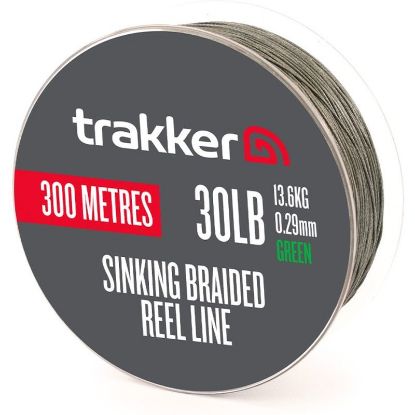 Picture of TRAKKER Sinking Braided Reel Line 30lbs 0.29mm 300m