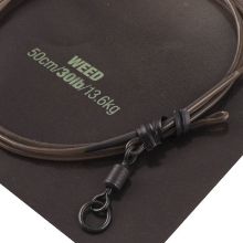 Picture of KORDA Dark Matter Leader with Ring Swivel 50cm Weed 30lb