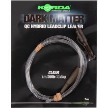 Picture of KORDA Dark Matter Leader QC Hybrid Clip Clear 1m