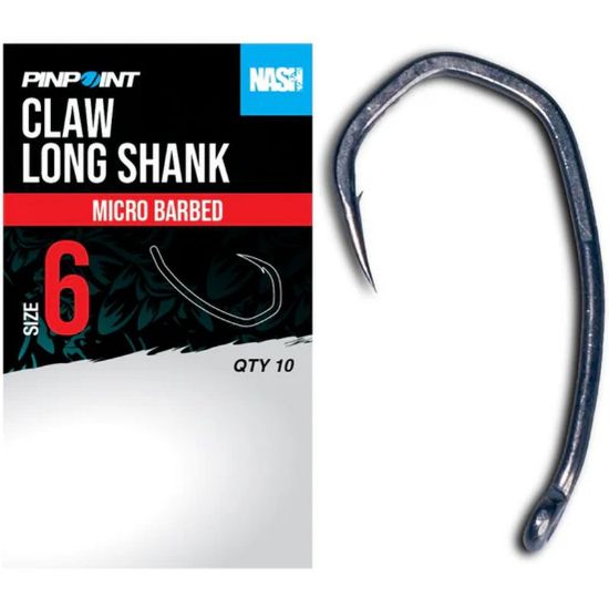 Picture of NASH PinPoint Claw Long Shank MicroBarbed Hooks