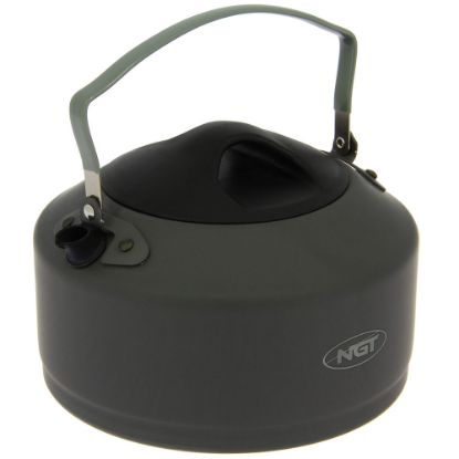 Picture of NGT Aluminium Outdoor Kettle - 1.1 litre Gun Metal *SALE*