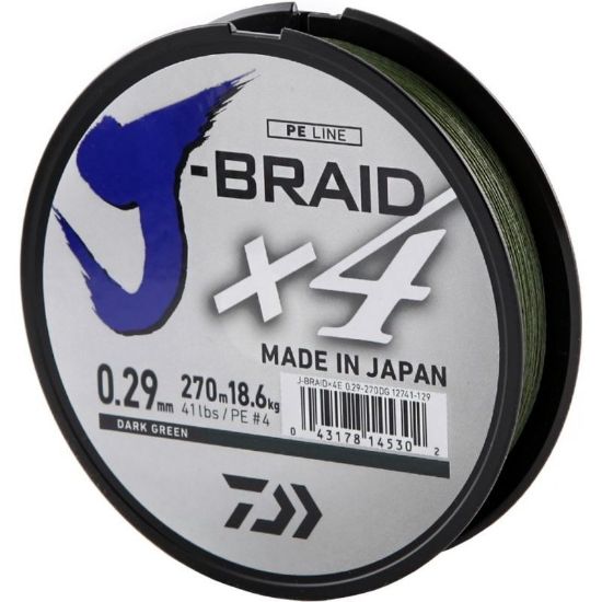 Picture of DAIWA J-Braid Dark Green 270m (295yards)