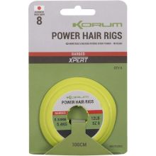 Picture of KORUM Power Hair Rigs 1m 12lbs 0.30mm MicroBarbed Size 8