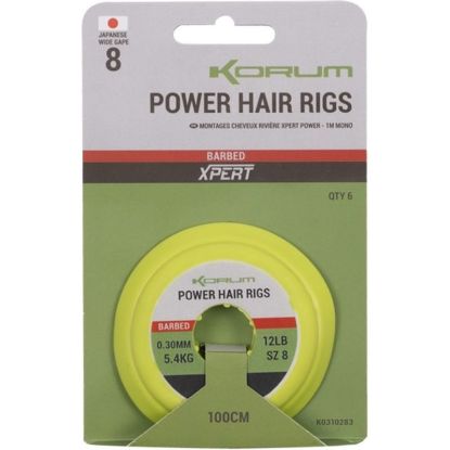 Picture of KORUM Power Hair Rigs 1m