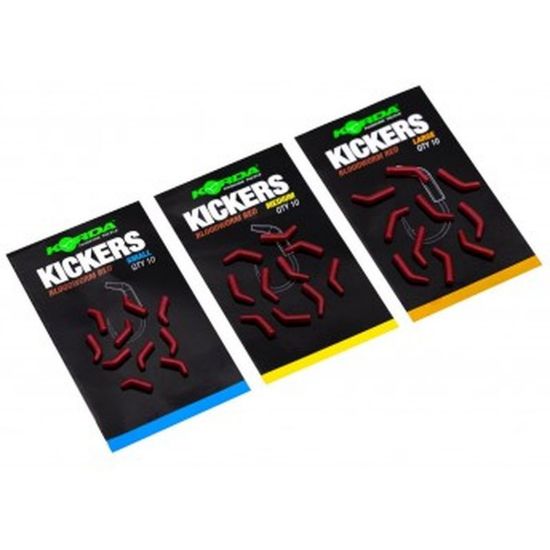 Picture of KORDA Kickers Bloodworm Red