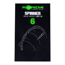 Picture of KORDA Spinner Hooks (Ten per pack) Microbarbed Sz 6
