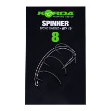Picture of KORDA Spinner Hooks (Ten per pack) Microbarbed Sz 8