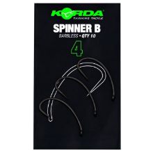 Picture of KORDA Spinner Hooks (Ten per pack) Barbless Sz 4