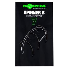 Picture of KORDA Spinner Hooks (Ten per pack) Barbless Sz 7 *SALE*