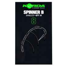 Picture of KORDA Spinner Hooks (Ten per pack) Barbless Sz 8 *SALE*
