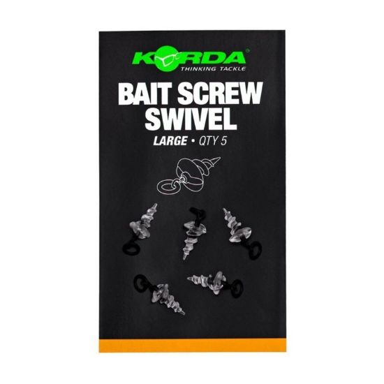 Picture of KORDA Bait Screw Swivels (5 PER PACK)