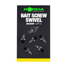 Picture of KORDA Bait Screw Swivels (5 PER PACK) Medium