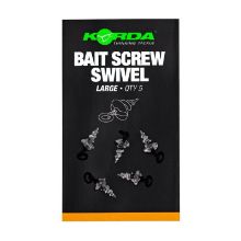 Picture of KORDA Bait Screw Swivels (5 PER PACK) Large