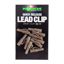 Picture of KORDA Quick Release Lead Clips Clay/Gravel