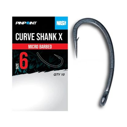Picture of NASH PinPoint Hooks Curve Shank X MicroBarbed Size 4