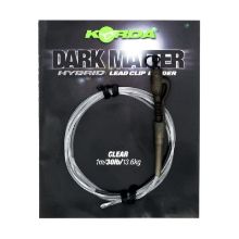 Picture of KORDA Dark Matter Safe zone Leader with Hybrid lead clip 1m, 30lbs, 13.6kg Clear