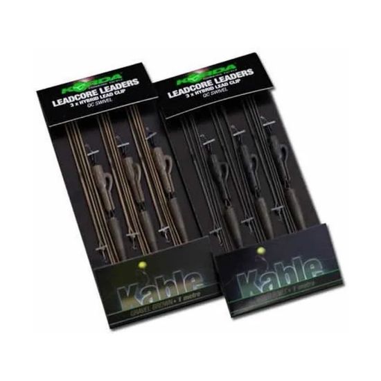 Picture of KORDA Leadcore Leaders with Hybrid Lead Clip QC Swivel 1m
