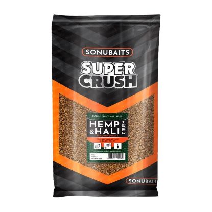 Picture of SONUBAITS Super Crush Hemp and Hali Groundbait 2KG