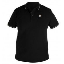 Picture of PRESTON Black Polo Shirt Large