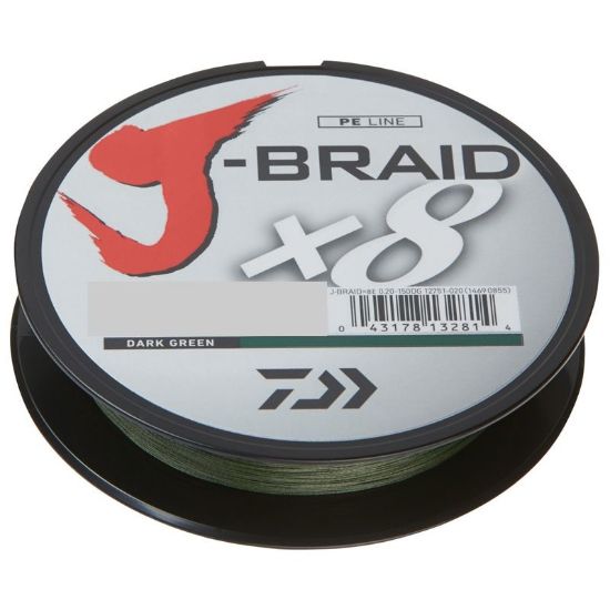 Picture of DAIWA J-Braid x8 Dark Green 300m 0.42mm 103lb