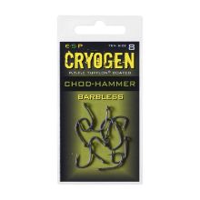 Picture of ESP Cryogen Chod Hammer Hooks (10 per pack) Barbless sz8